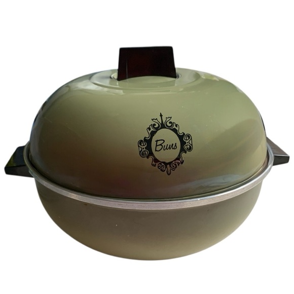 ❄️3/$15❄️ Vintage West Bend Green Ben’s Warmer with Handles - Picture 1 of 7